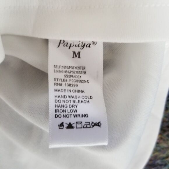Papaya black and white tunic mini dress - Picture 4 of 6